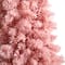 7ft. Pre-Lit Holiday Pink Cashmere Artificial Christmas Tree, White LED Lights